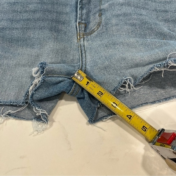 Kensie Blue Denim Stretch High Waist Cutoffs 6/28 - Picture 10 of 10